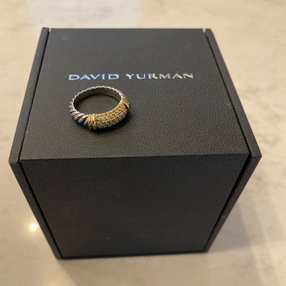 David Yurman Yellow Sapphire Ring